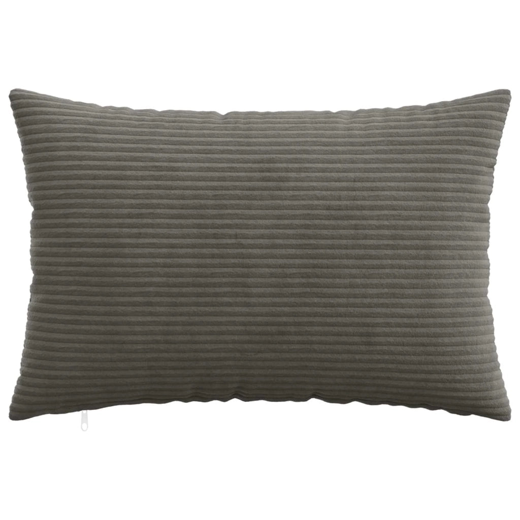 Federa 2 pcs HEERLEN Grigio Scuro 50 x 70 cm corduroy 911315