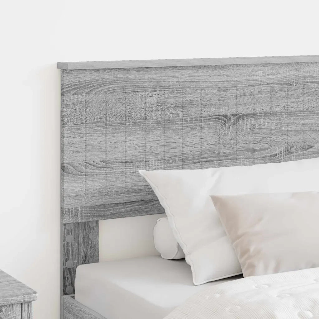 Testiera-Testata-Testiera Decorativa Grigio Sonoma 100 cm Legno multistrato 125131