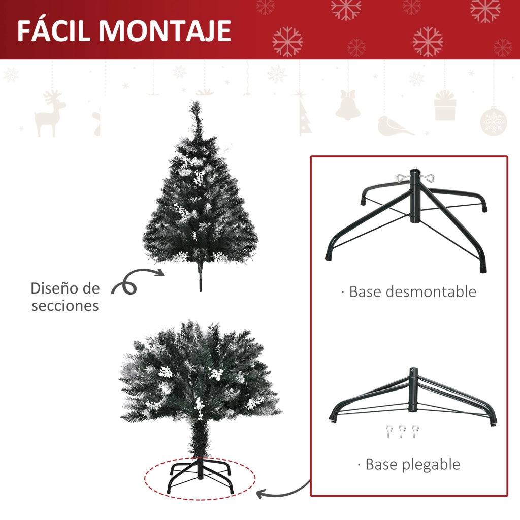 Albero di Natale Artificiale 120 cm ¨C Xylo ¨C 222 Rami, 28 Decorazioni, Verde