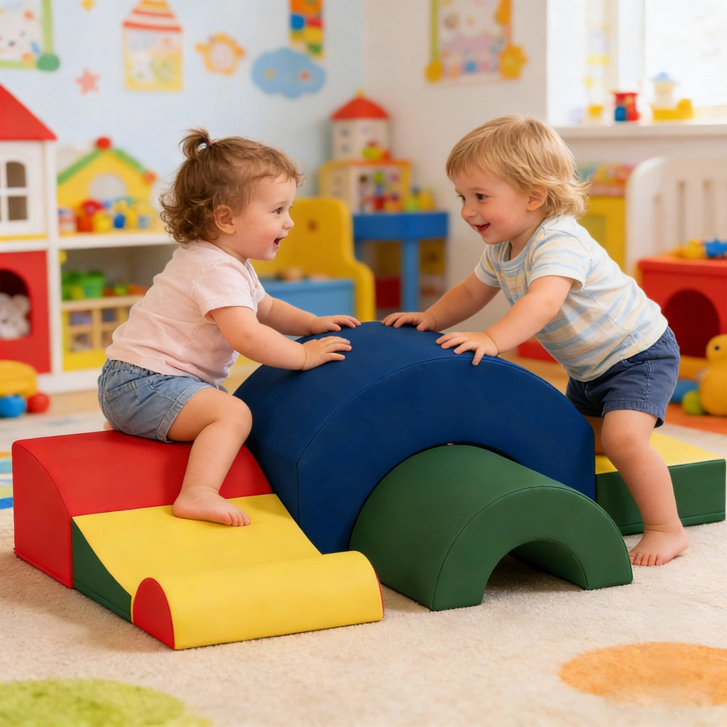 Tappeto per motricit¨¤ 5PCS in schiuma EVA ¨C Minimal ¨C multicolore