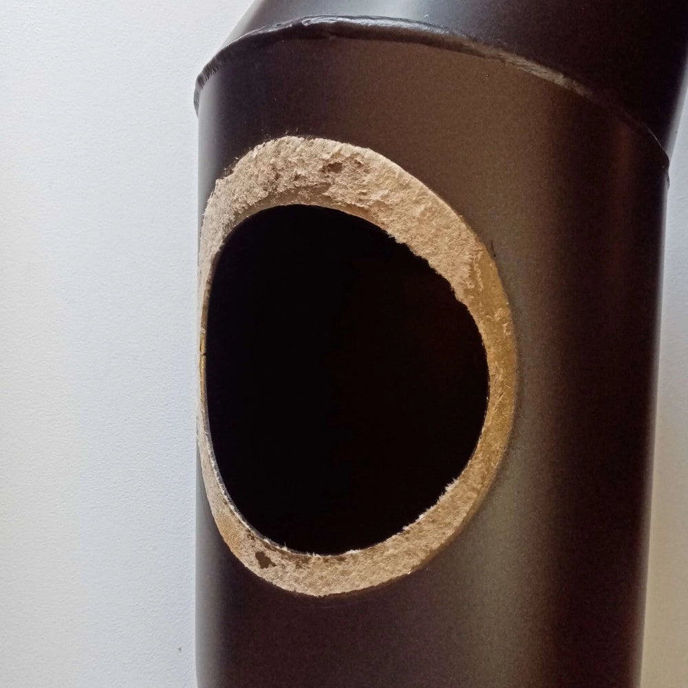 Curva a 45 gradi con ispezione da 200mm per stufa a legna