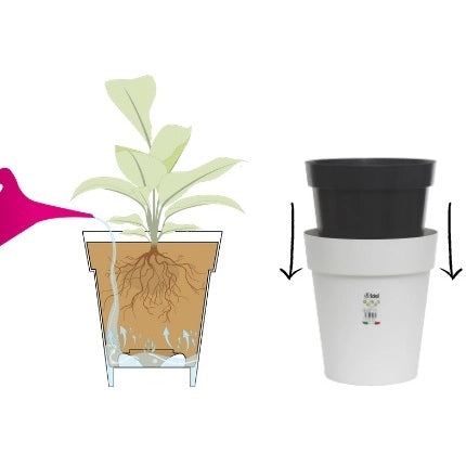 VASO HIGH POT D.27XH29CM ROCCIA.