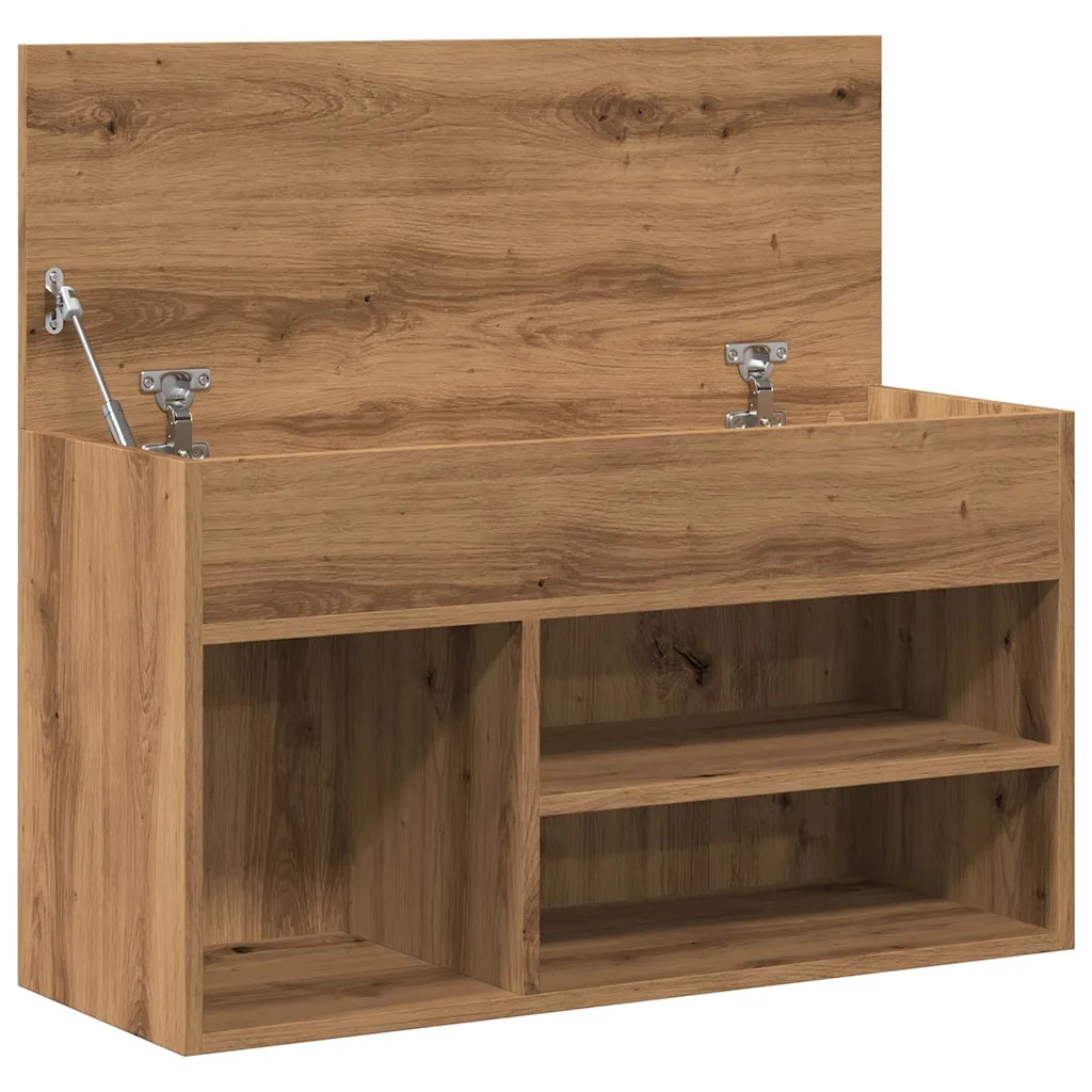 Scarpiera Rovere Artigianale 80x30x45 cm in Legno Multistrato 856757