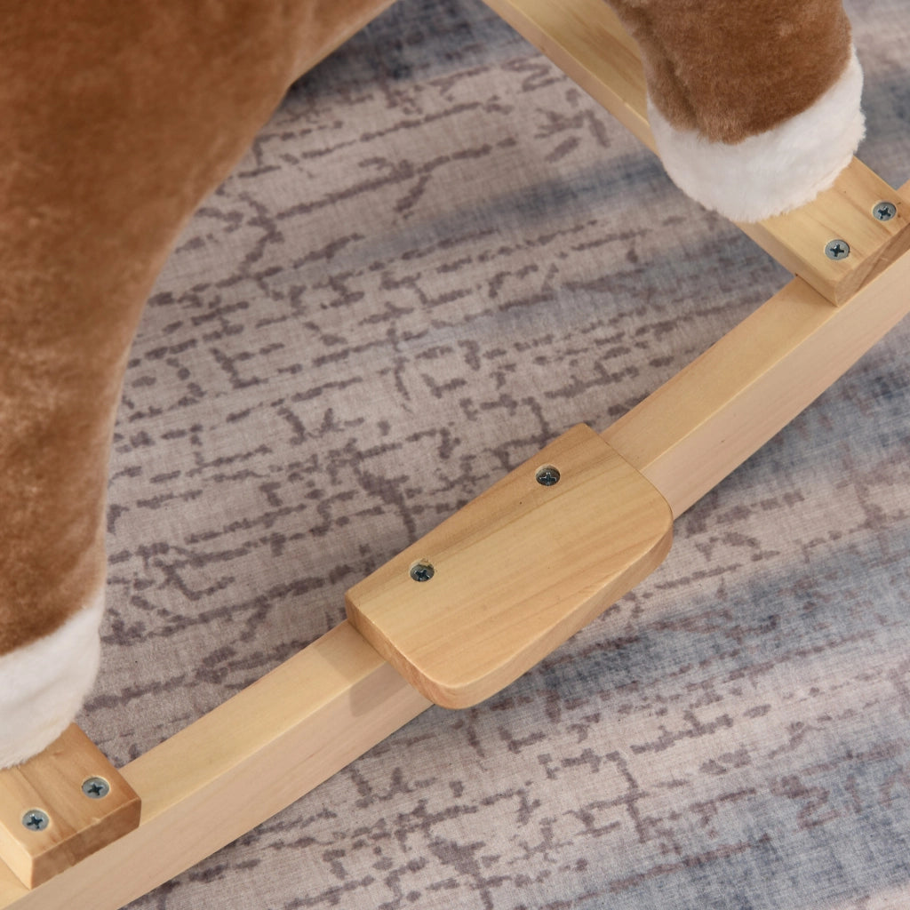Cavallo a Dondolo per Bambini ¨C Minimal ¨C Marrone