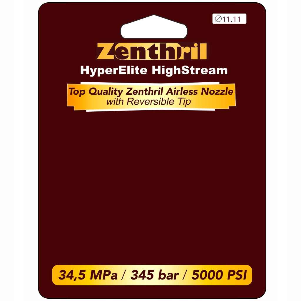 Ugello di Spruzzatura Alta Pressione Zenthril HyperElite 631 – Larghezza 30 cm, Diametro 0,031"