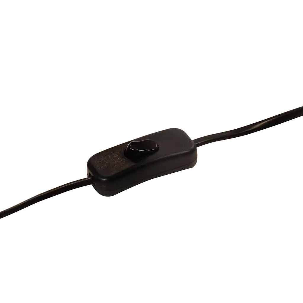 Lampada da Terra 25 W Nera 35x35x65/95 cm E27 CFW2168690