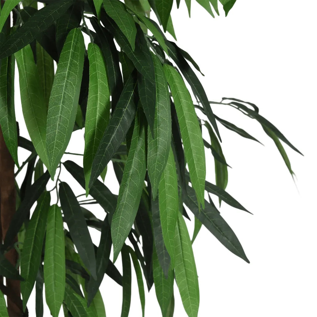 Albero Mango Artificiale 600 Foglie 150 cm Verde 359032