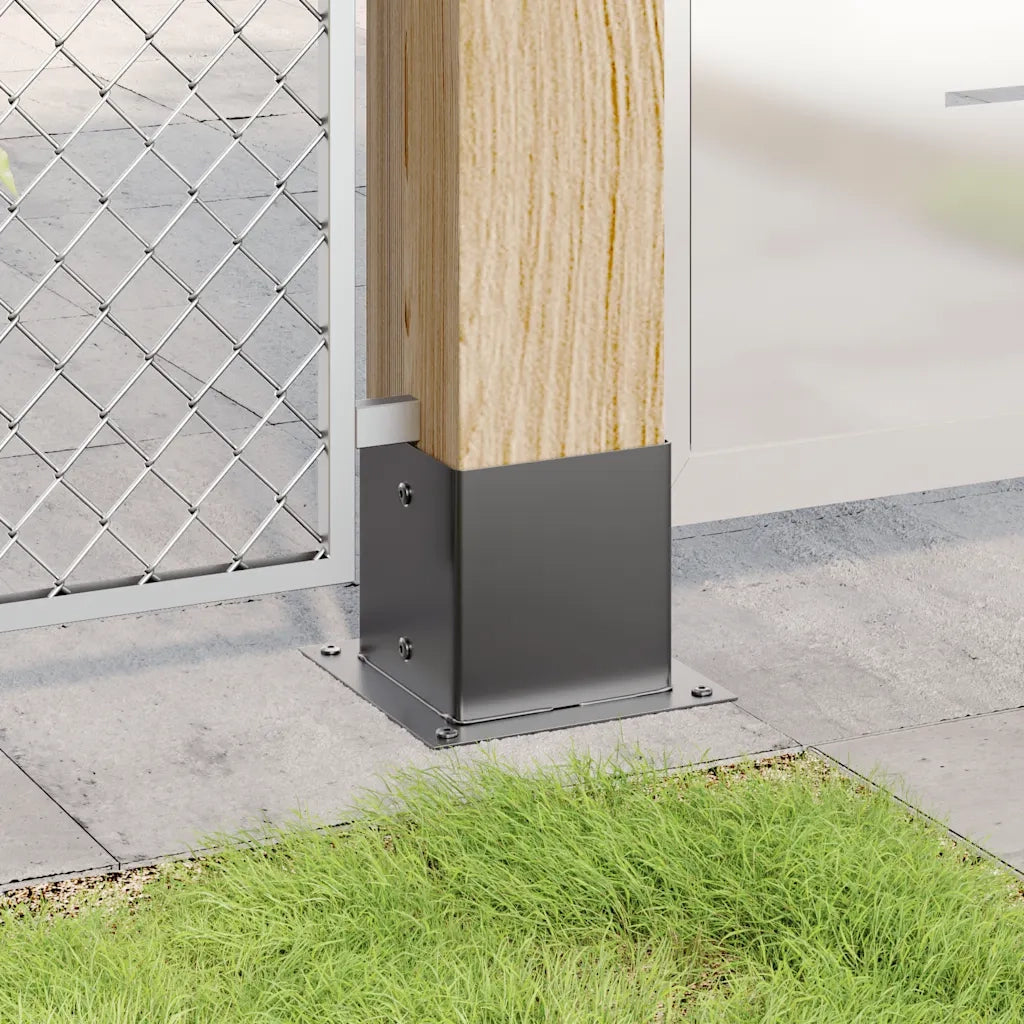 Basi Pali Quadrati 12 pz 141x141 mm Acciaio Verniciato Polvere CFW3604860