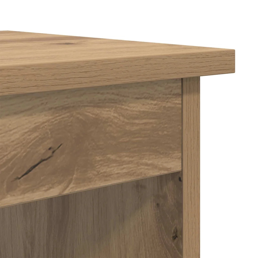 Tavolino da salotto 3 pz Rovere artigianale 48 x 45 x 45 cm 881451