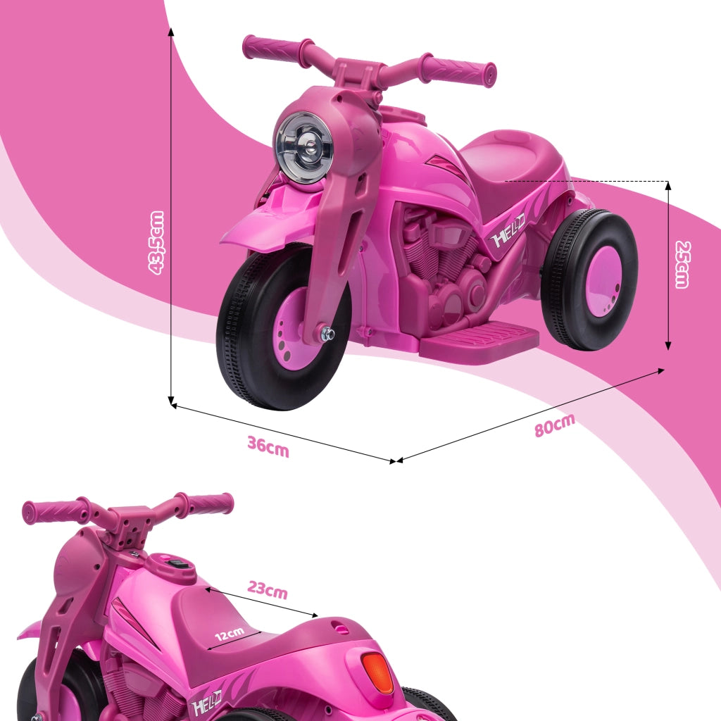 Moto elettrica bambini 2-5 anni ¨C Minimal ¨C rosa