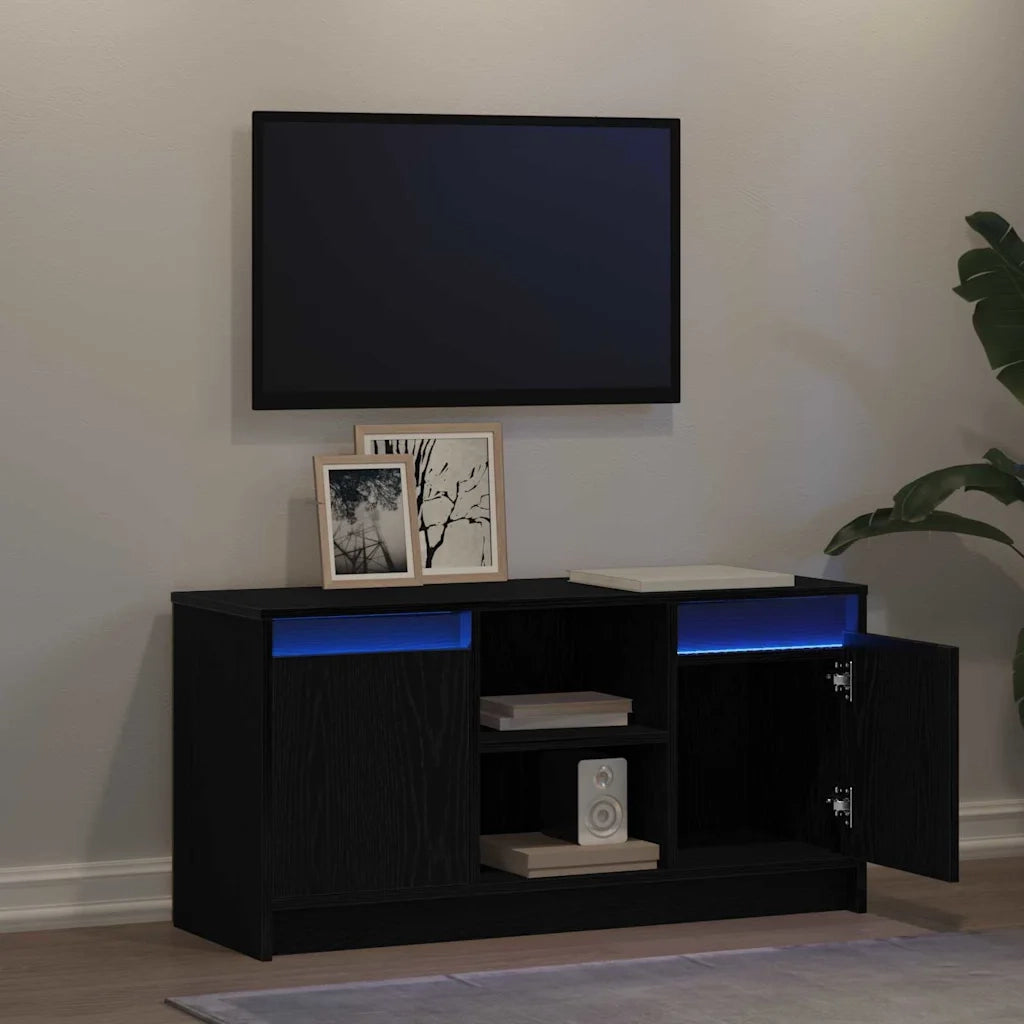 Unit¨¤ TV | Armadietto TV | Mobile Porta TV Nero 100 x 34 x 50 cm Legno multistrato