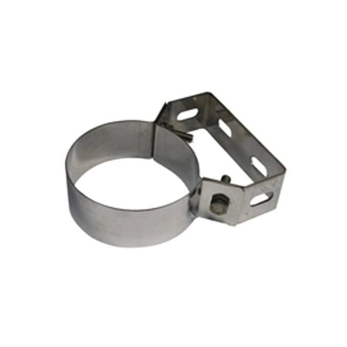 ALA MCH04803 Reggitubi Inox AISI 316L Finitura Lucida Doppio Fissaggio a Muro colore Acciaio