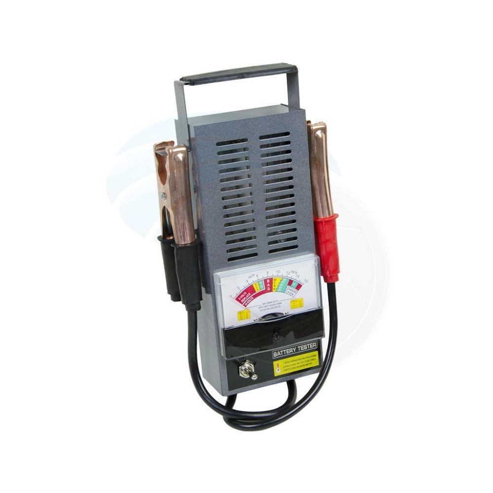 Trade Shop - Tester Portatile Per Controllo Batteria Auto Moto Da 100 Amp A 6v E 12v Con Cavi -