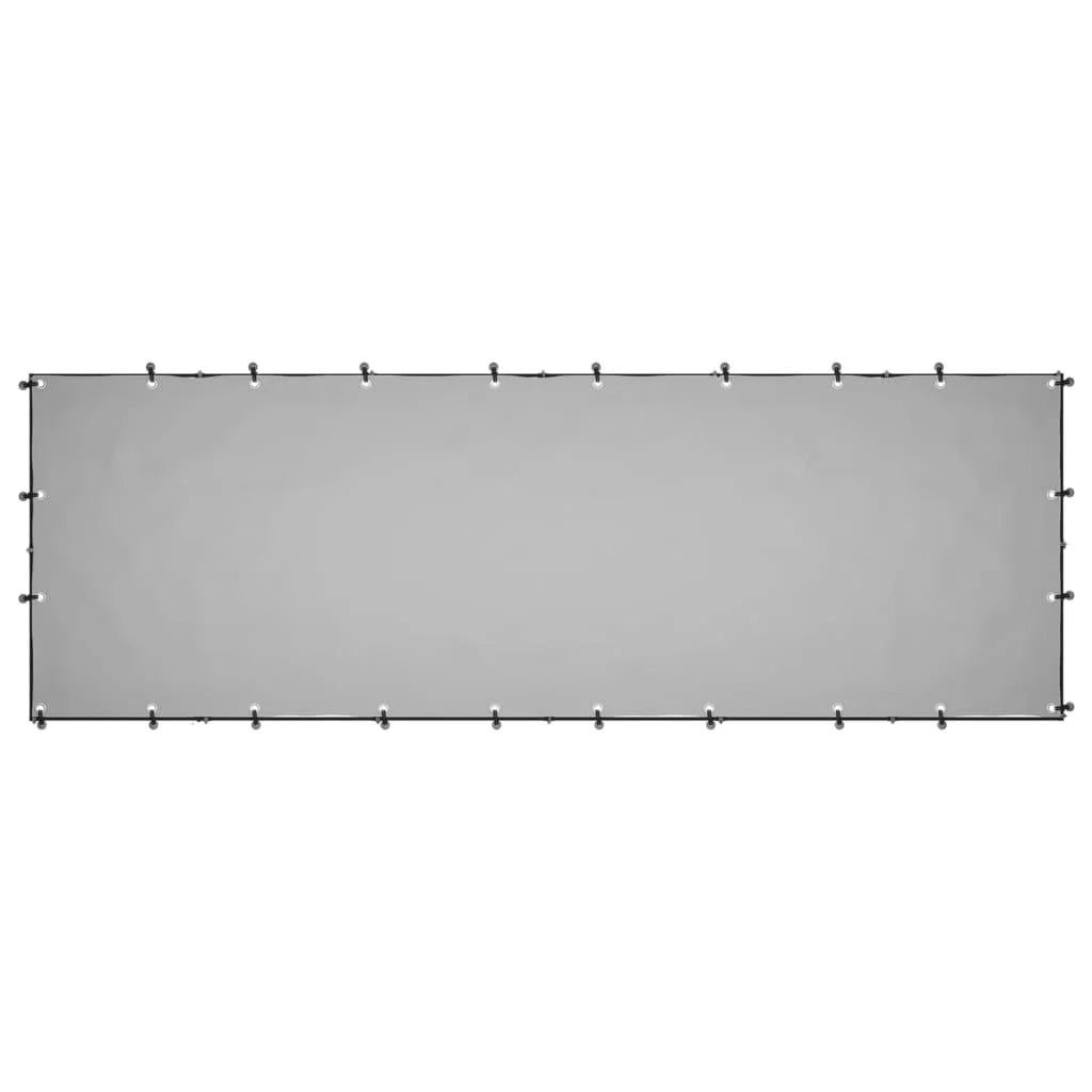 Recinto per animali da esterno per cani 330 x 110 x 110 cm acciaio nero e grigio 02_0000525