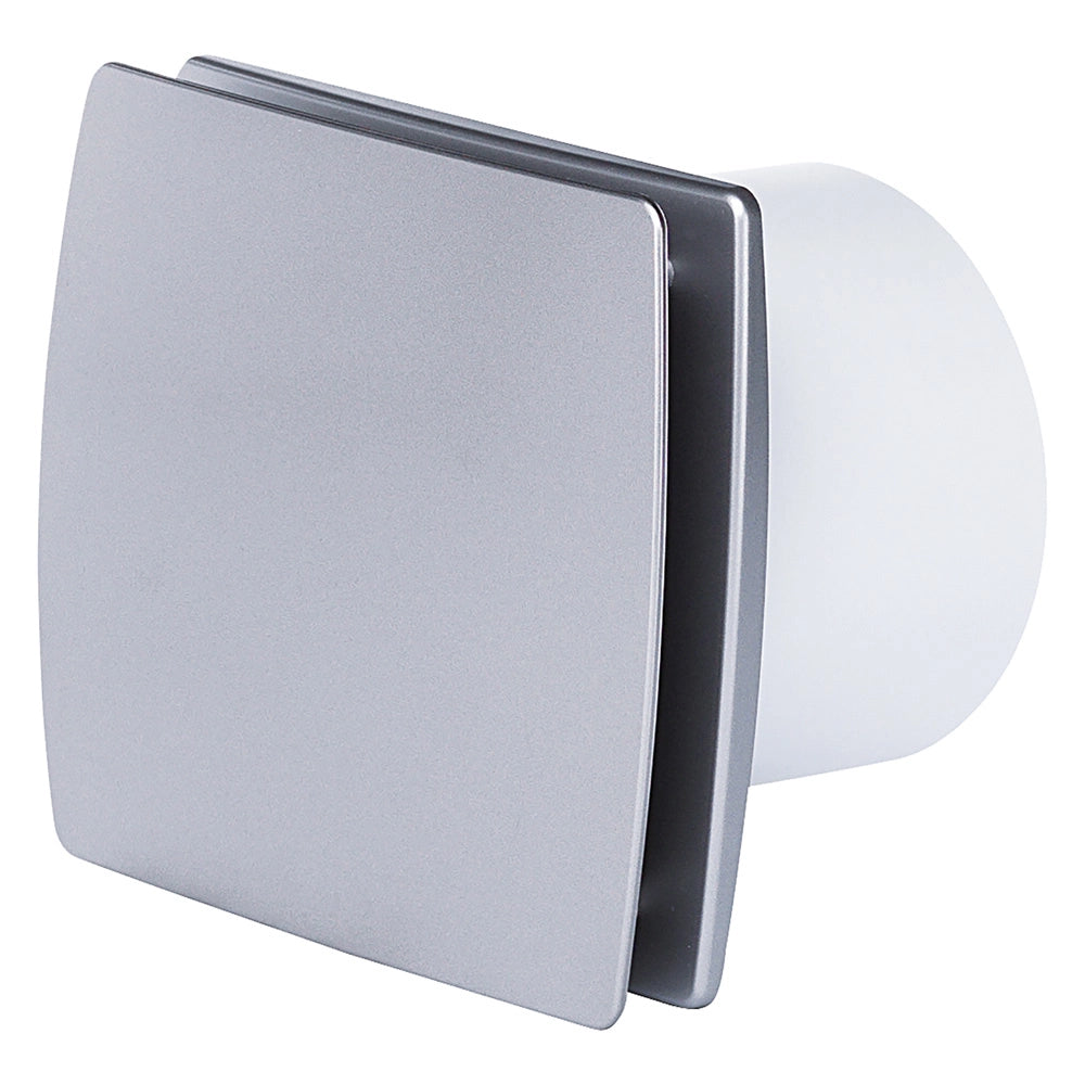 1pz aspiratore elicoidale elettrico 'decor' d.mm 100 - 100 m3/h - 19w silver cod:ferx.7010130nlm