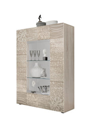 Credenza/Vetrina DENIS rovere