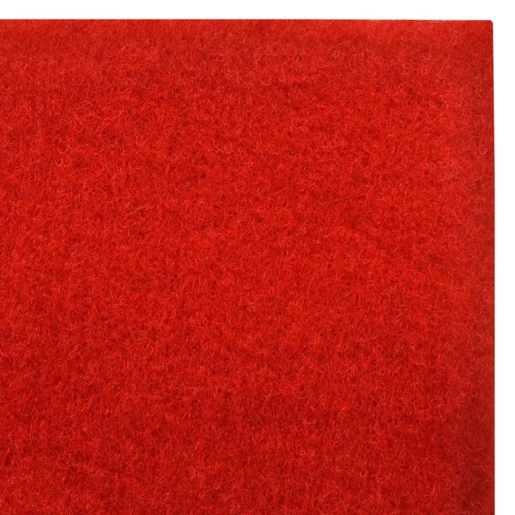 Tappeto Rosso 1 x 5 m Poliestere 42052429