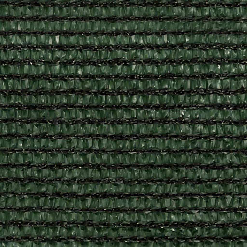 Vela ombreggiante 160 g/m² 4 x 4 x 5,8 m HDPE verde scuro 02_0009433