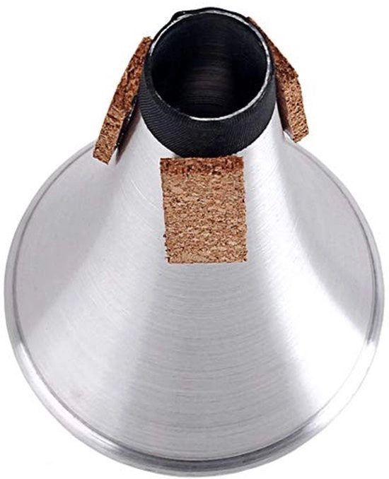 Trompetdemper Leggero - Legerazione di alluminio - Adatto a tutte le trombe - Diametro di inizio/fine 19/67mm - Lunghezza 131mm - Ideale per l'uso notturno