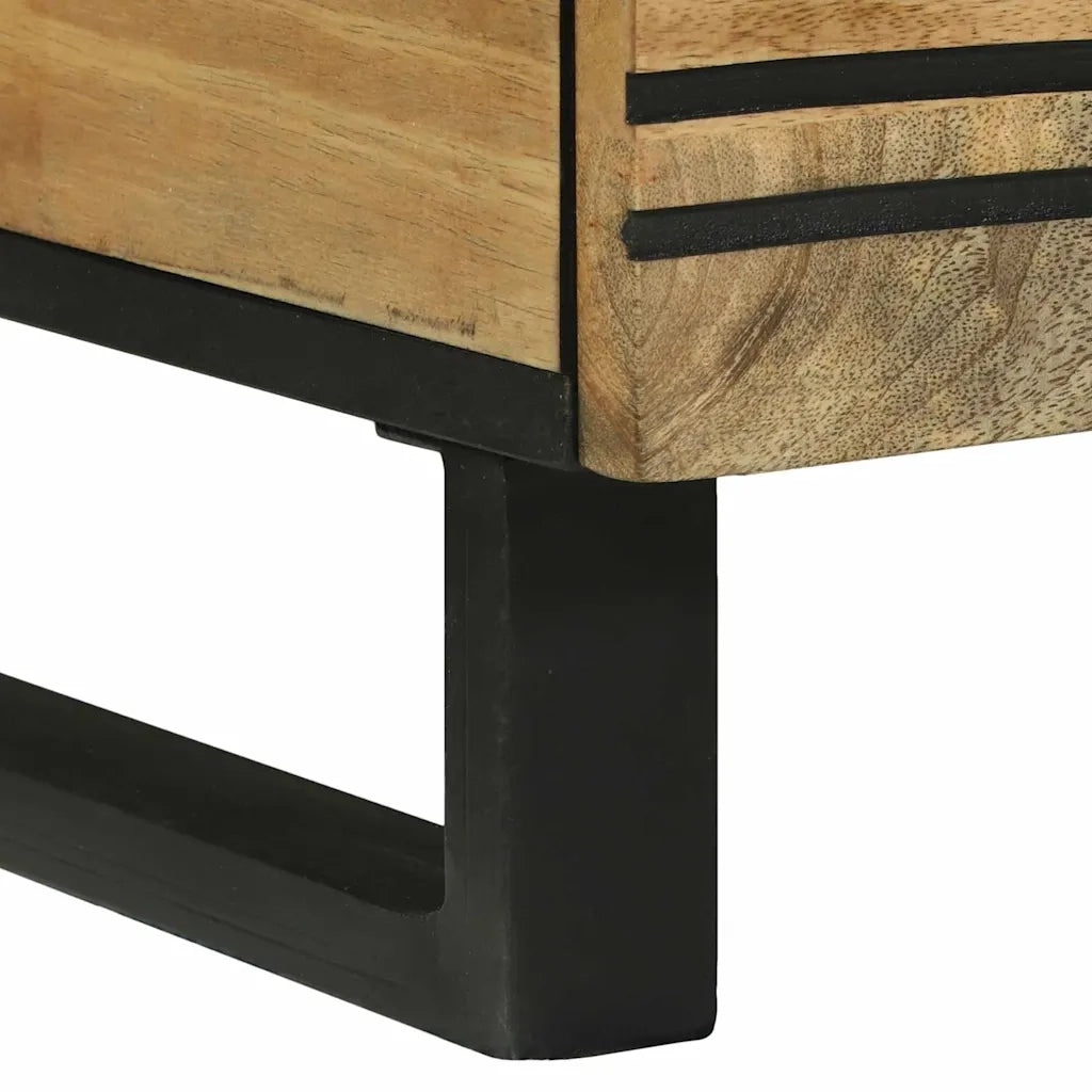 Tavolino da salotto Marrone e Nero 100 x 54 x 40 cm 4017948
