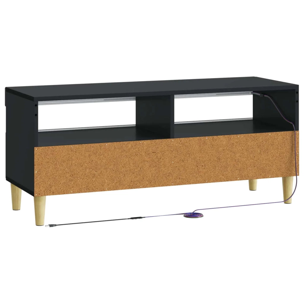 Mobile TV LED Nero Legno ingegnerizzato 897206