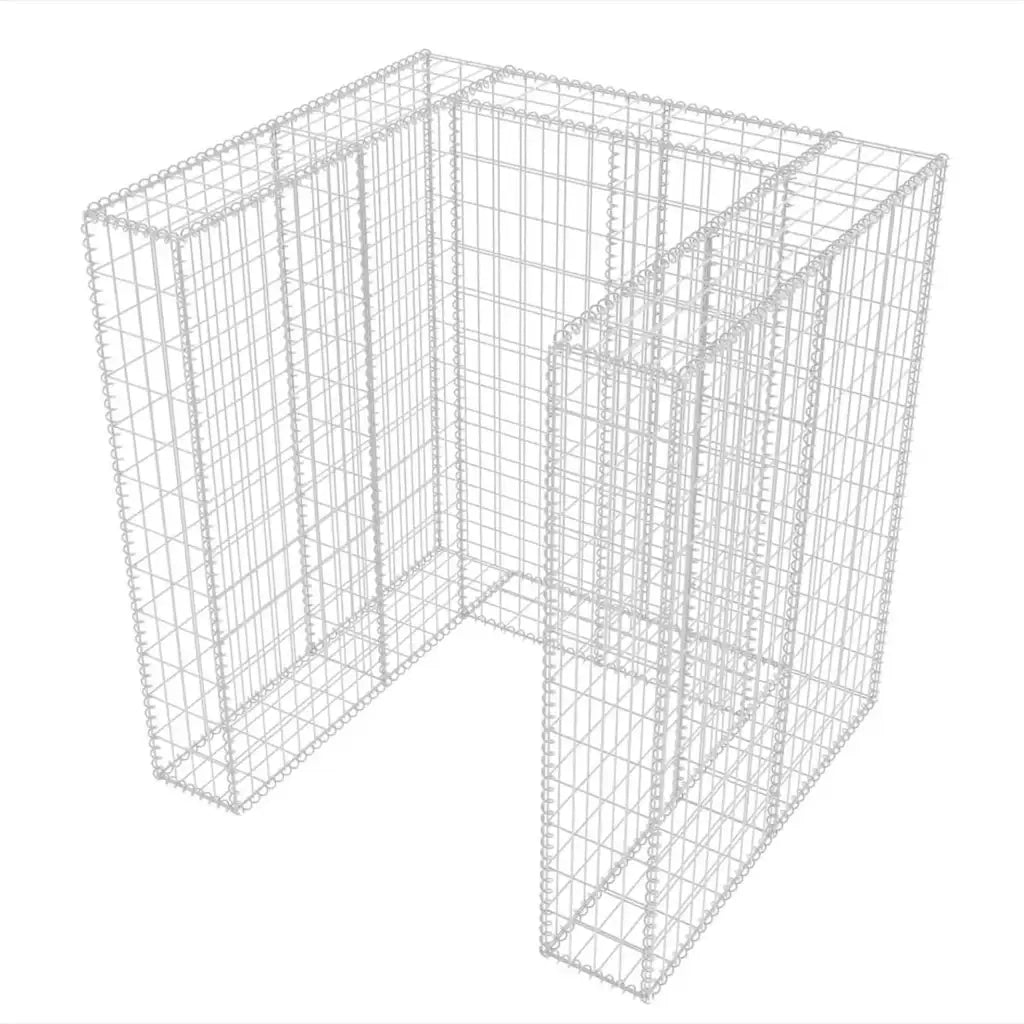 Gabbione in Rete in Acciaio per 1 Cassonetto 110x100x120 cm 142558