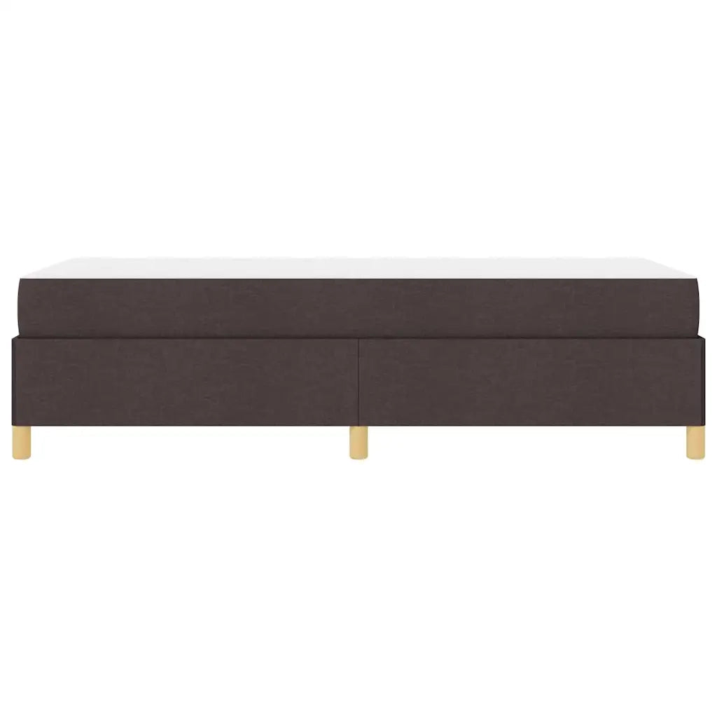 Letto singolo | Letto per adulti | Struttura del letto Marrone Scuro 90 x 190 cm Tessuto