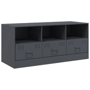 Mobile TV | Armadietto TV | Mobile Porta TV Antracite 99x39x44 cm in Acciaio
