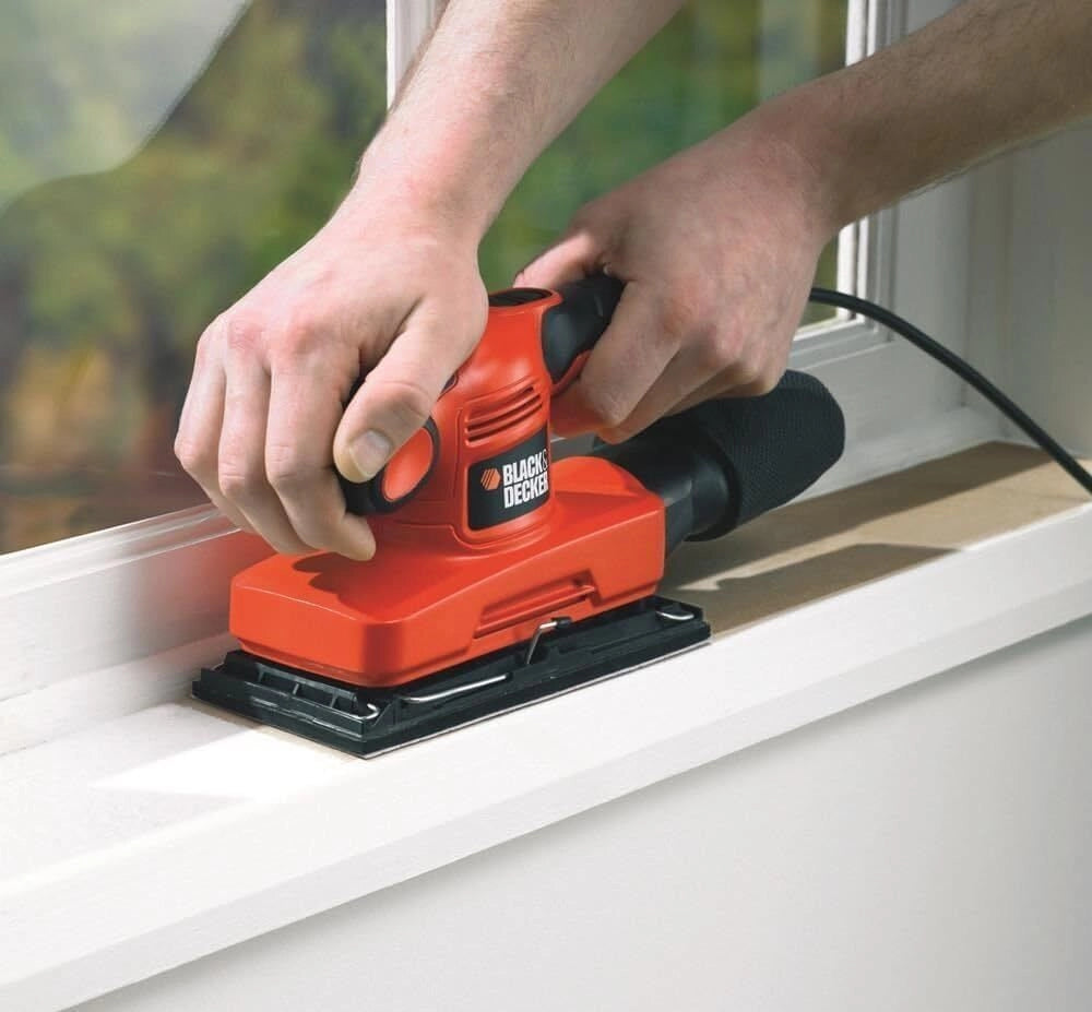 Black & Decker KA320EKA levigatrice portatile Levigatrice orbitale 7000 Giri/min 240 W