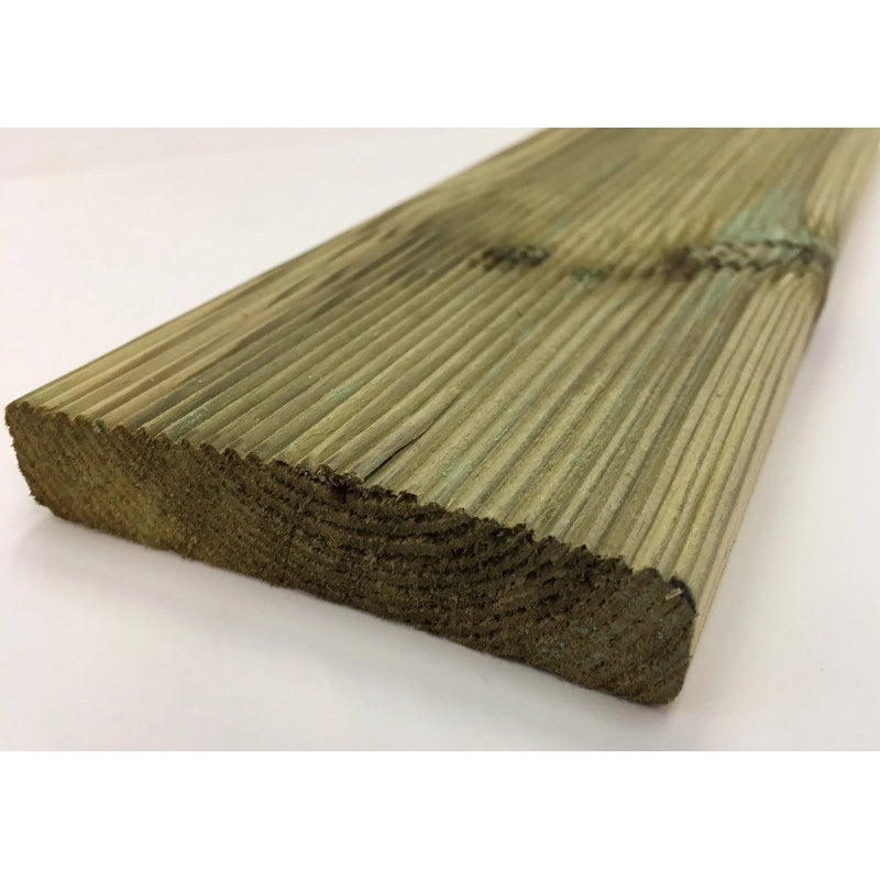 Tavole in legno impregnato zigrinate 30 pezzi sezione 2,8x11,5 cm lunghezza 240 cm per pavimentazioni e rivestimenti - Esterni da Vivere