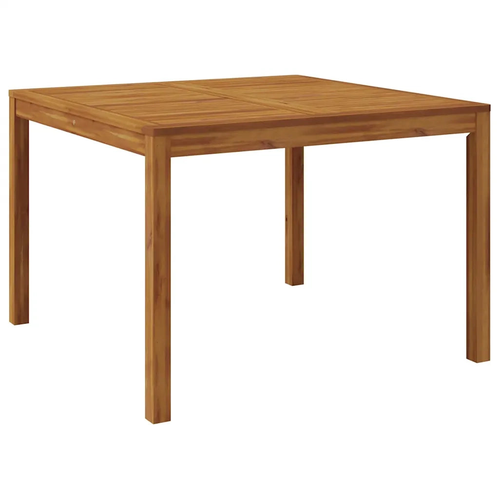 Set da Pranzo per Giardino 3 pcs Beige Legno di Acacia Massello