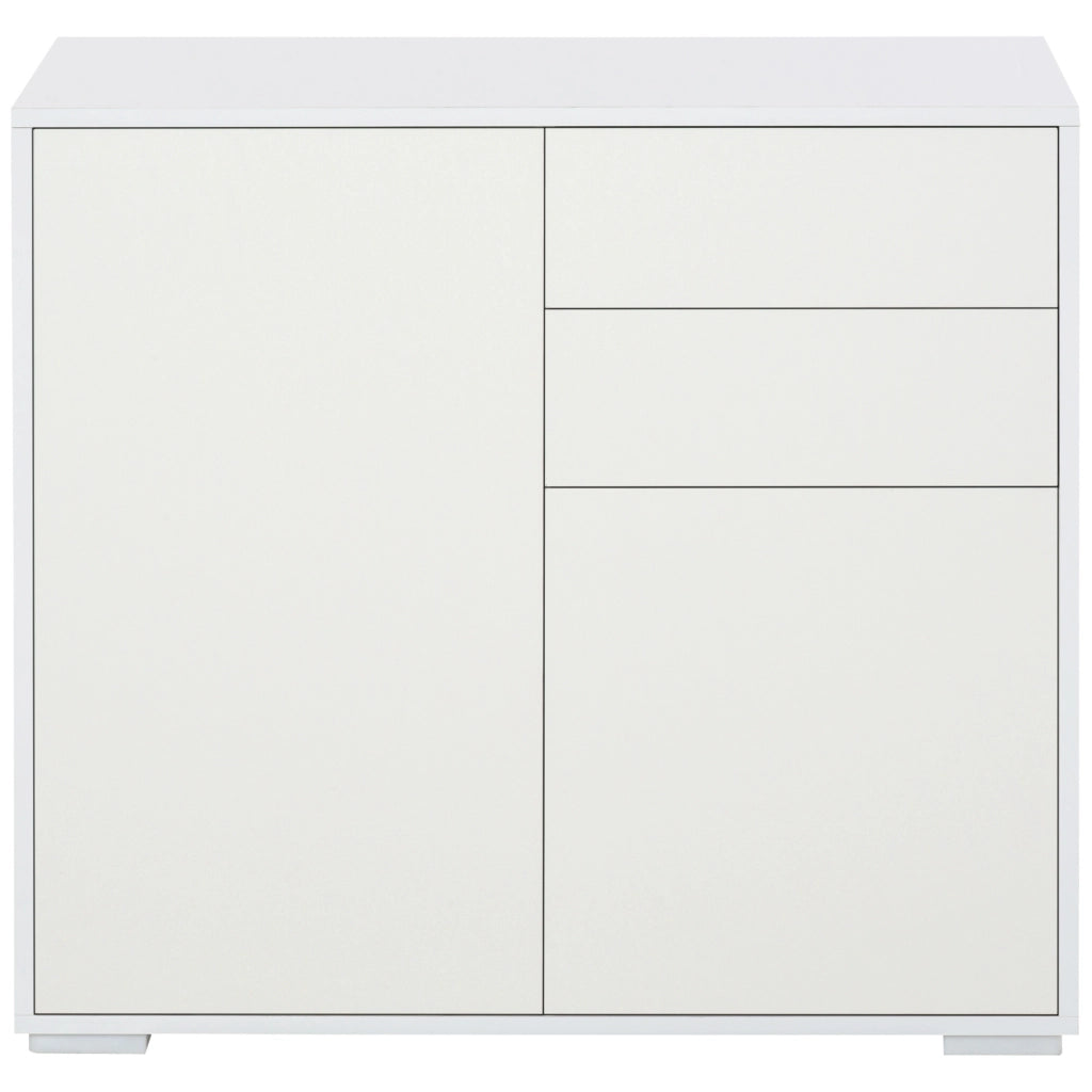 Armadio con ante e cassetti ¨C zephmum ¨C bianco 79x36x74