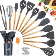 Set di ausili in silicone per cucina con 25 pezzi