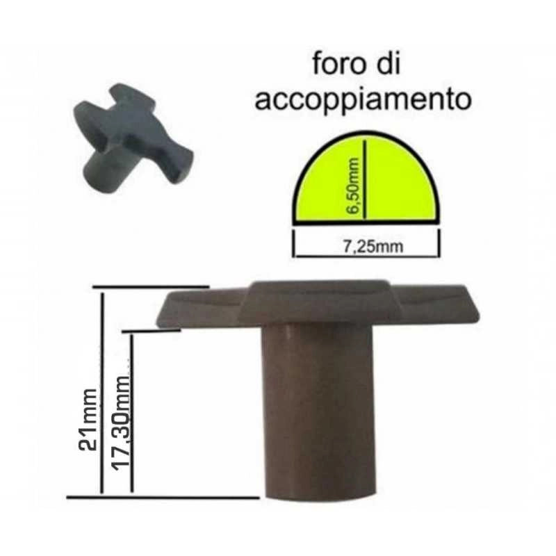 Trascinatore piatto vetro Microonde universale altezza 21mm DE LONGHI MW421 - De Longhi