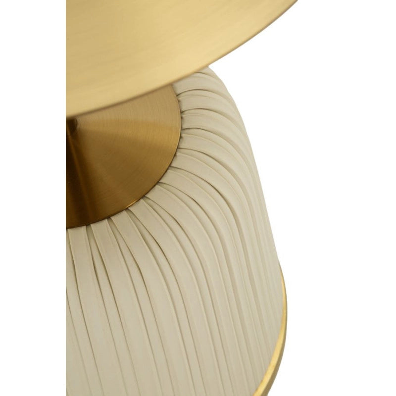 Tavolinetto Egle Bianco cm ø 40x55