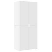 Credenza | Madia | Buffet da pranzo | Armadio da pranzo Bianca 80x42,5x185 cm in Legno Ingegnerizzato