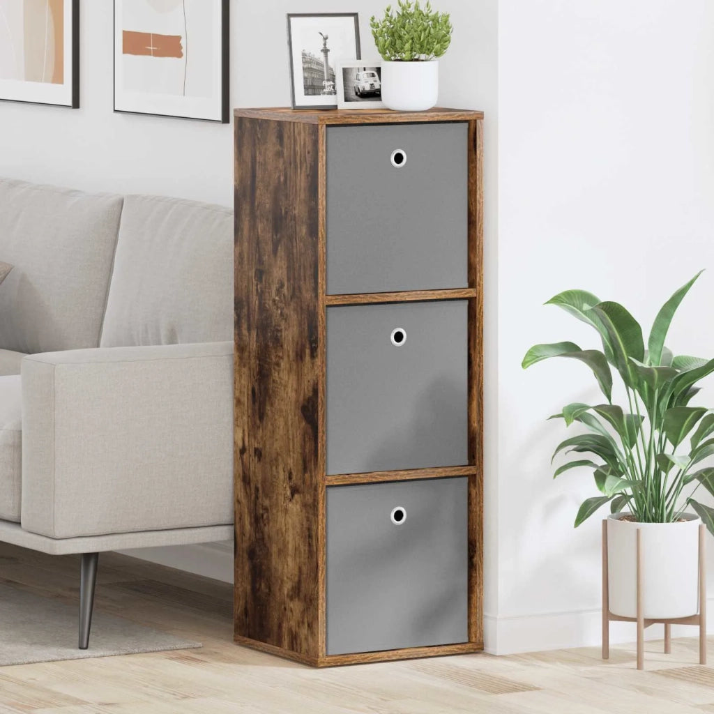 Credenza | Madia | Buffet da pranzo | Armadio da pranzo con cassetto Rovere fum¨¦ 35 x 32 x 99,5 cm