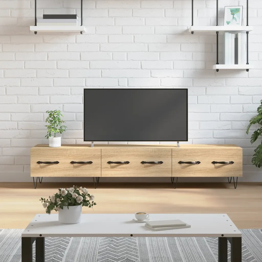 Mobile TV | Armadietto TV | Mobile Porta TV Rovere Sonoma 150x36x30 cm in Legno Multistrato