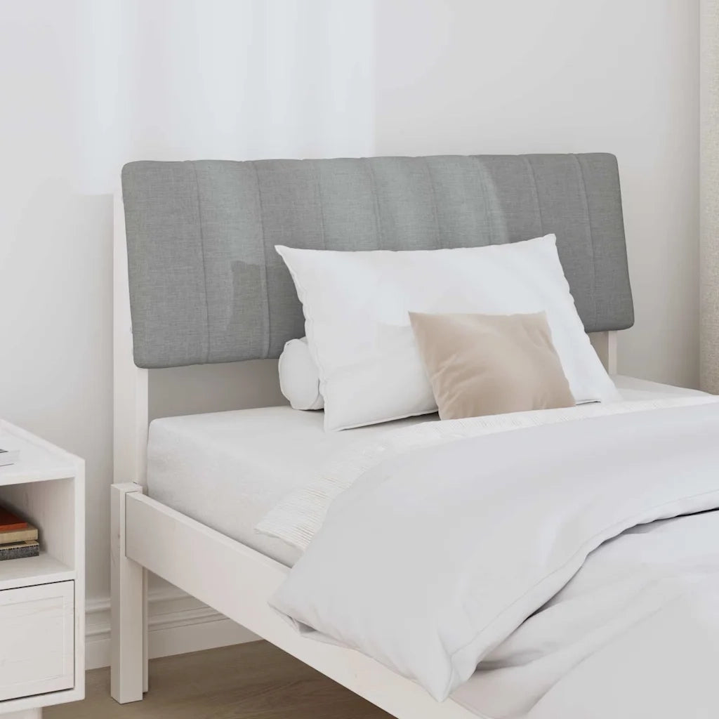 Testiera | Testata imbottita Grigio chiaro 90 cm Pino massello