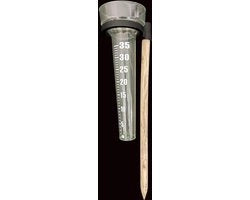 Misuratore di pioggia per giardino holder in plastica outdoor tubo di misurazione 36 cm (35 mm)
