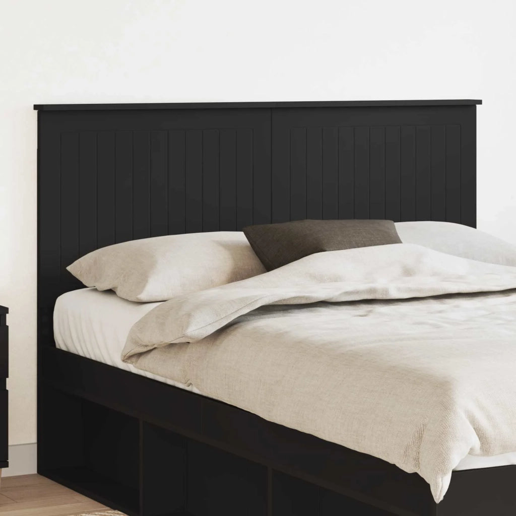 Testiera | Testata con Testiera | Testata Rovere Nero 140 cm Legno multistrato