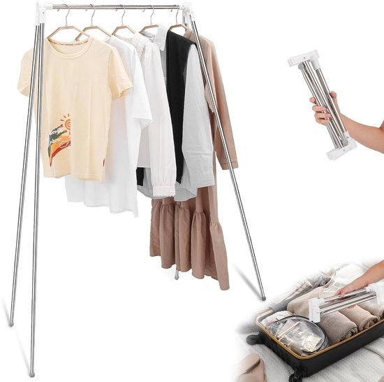 Cassettino per abbigliamento pieghevole - Leggero e trasportabile - 1 pezzo - Acciaio inossidabile