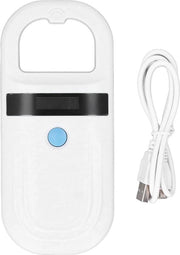 Scanner RFID a mano per microchip di animali - 1342 kHz - 128 registri di archiviazione - tracciamento di cani e gatti