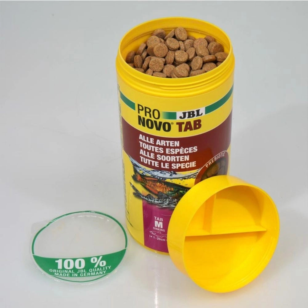 JBL ProNovo Tab M - Compresse di mangime per tutti i pesci da 1 a 20 cm Formato: 1000 ml