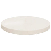 Piano Tavolo | Superficie Tavolo | Piano Scrivania Bianco ?30x2,5 cm in Legno Massello di Pino