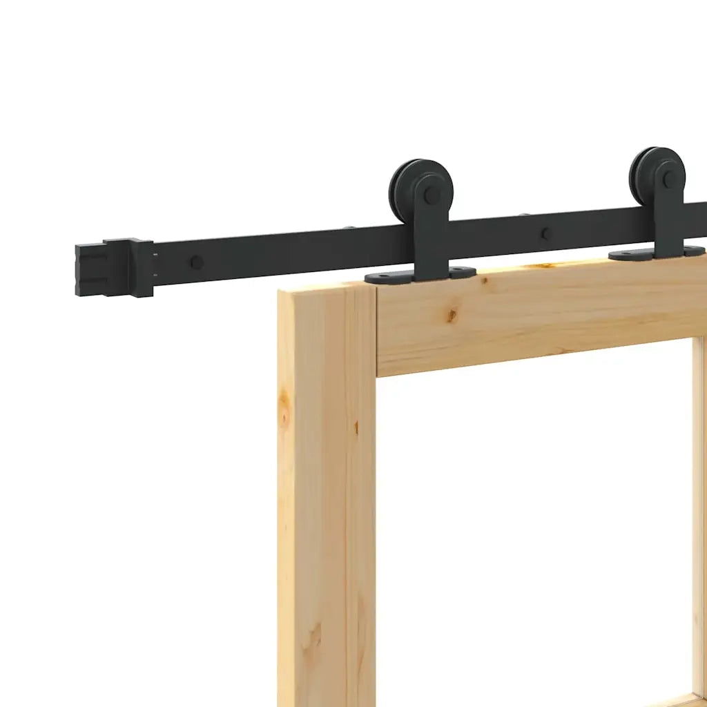 Porta scorrevole ORKDAL Naturale e Nero 61 x 198,5 cm 3332013