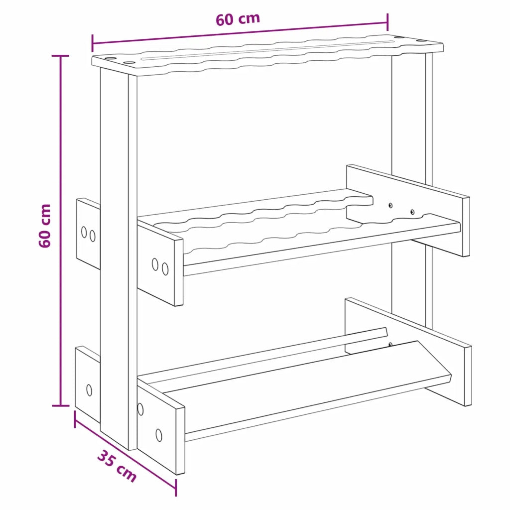 Supporto per stecche da biliardo Legno ingegnerizzato 8006798