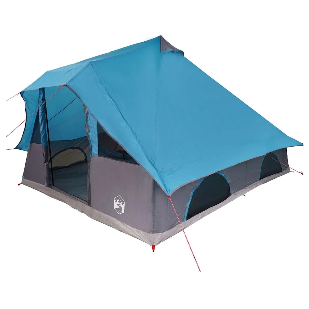 Tenda Tipi con tetto-Tenda da campeggio Blu 358 x 296 x 258 cm taffet¨¤