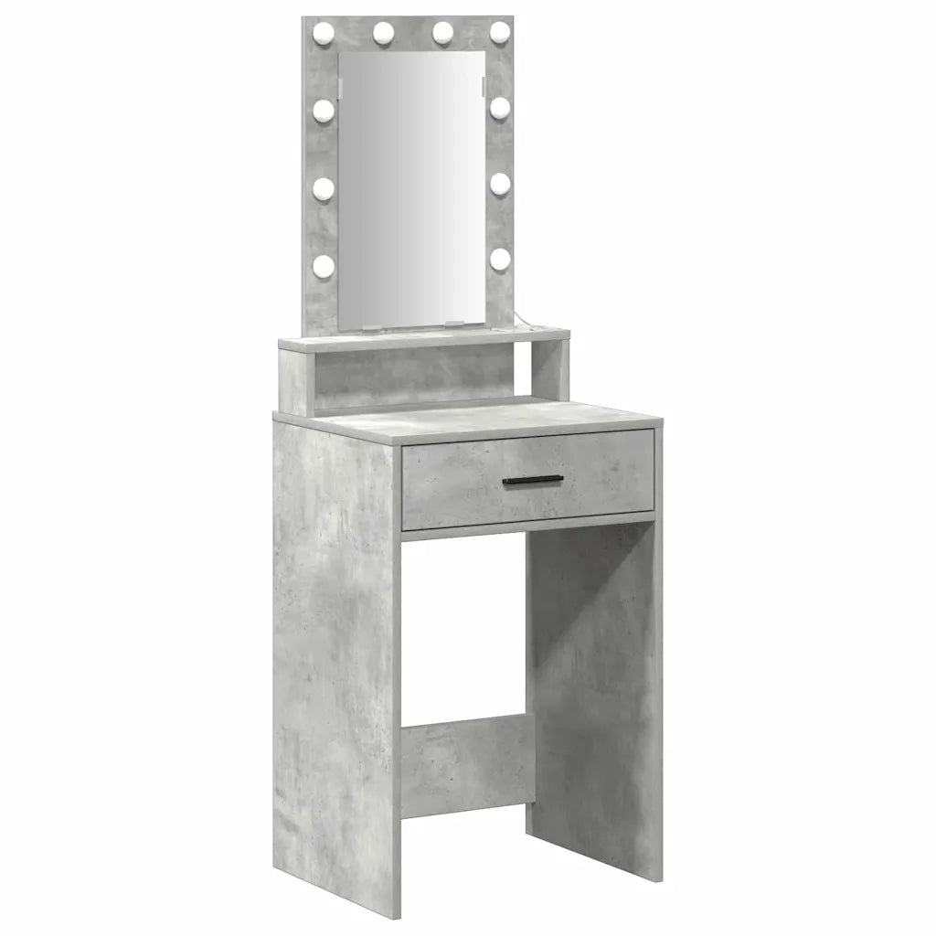 Toeletta | Tavolo da Trucco Grigio 50 x 41 x 140 cm Legno multistrato