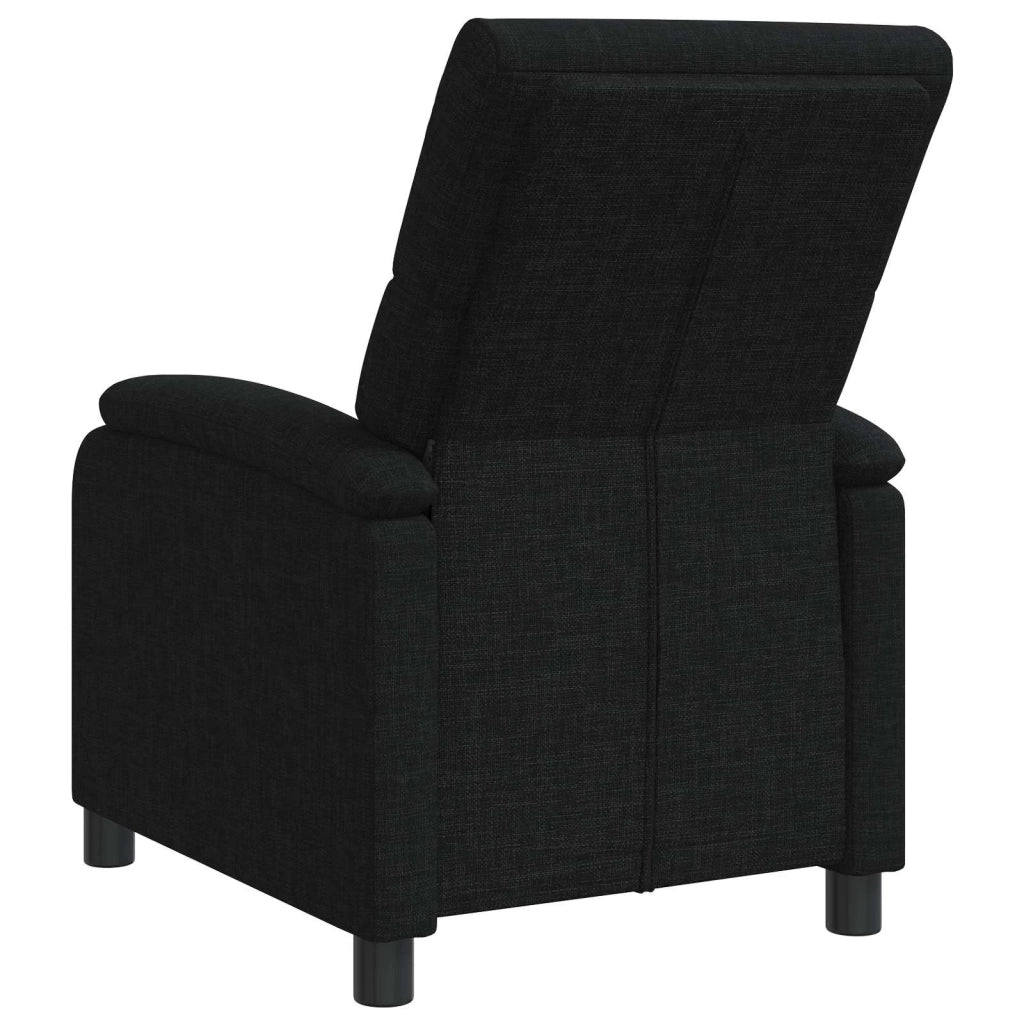 Divano Sedia-Poltrona reclinabile Nero Tessuto 330813